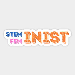 Steminist Feminist Sticker